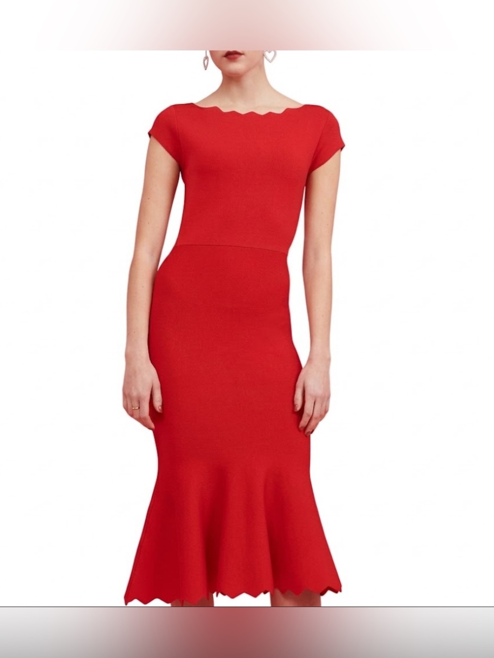 NWT Rachel Roy Bodycon Dress with Trumpet Skirt Sz L